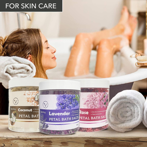 Garam mandi dengan bunga jual panas <span class=keywords><strong>Scrub</strong></span> garam Himalaya <span class=keywords><strong>Scrub</strong></span> gula tubuh alami Shea Butter pengelupasan kulit garam mandi pemutih - Product Image 6