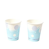 Gobelets jetables en papier et carton de style japonais personnalisés avec couvercle pour clinique dentaire, usage buccal, logo OEM/ODM, traitement OEM/ODM, commerce international