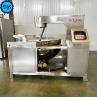 Machine automatique de mélangeur d'agitation de cuisson de farine de bouilloire revêtue à haute température de casserole d'inclinaison de bras