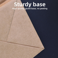 Sacs en papier kraft personnalisés, couleur brun naturel, avec poignée, pour emballages de café, de boulangerie, à emporter, sacs de courses recyclables avec impression de logo