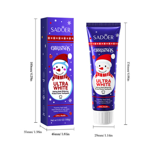 Pasta Dental Blanqueadora y Anticaries Sadoer con Bicarbonato de Sodio y Menta (Versión en Idioma Extranjero) 100G <span class=keywords><strong>para</strong></span> Uso Doméstico - Product Image 6