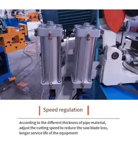 Découpeuse semi-automatique directe de tuyau de l'usine 315B coupeur d'angle de 45-90 degrés pour l'alliage d'aluminium et l'acier inoxydable