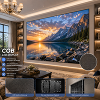 Écran LED COB de luxe pour home cinéma P0.7 P0.9 P1.2 P1.5, grand mur vidéo LED