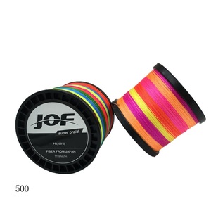 PE جديلة خط 500m 8X الصيد المواضيع Breided خيط صنارة الصيد معالجة OEM 8 السواحل المتعددة الشعيرات سلك - Product Image 4
