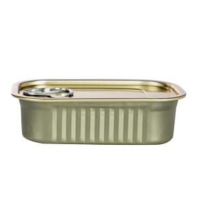 Boîte <span class=keywords><strong>de</strong></span> conserve recyclable vide pour sauce <span class=keywords><strong>caviar</strong></span> thon <span class=keywords><strong>boeuf</strong></span> viande poisson avec couvercle facile à ouvrir - Product Image 3