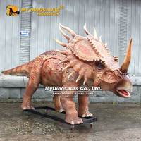 Modèle de dinosaure animatronique Styracosaurus artificiel pour aire de jeux intérieure MYDINO AD0119 à vendre