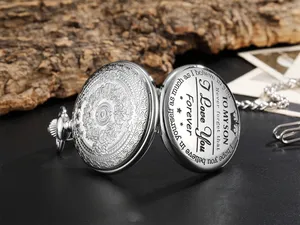 Reloj <span class=keywords><strong>de</strong></span> Bolsillo Circular Conmemorativo <span class=keywords><strong>de</strong></span> Oro como Regalo <span class=keywords><strong>de</strong></span> <span class=keywords><strong>Cumpleaños</strong></span> para Mi <span class=keywords><strong>Hijo</strong></span>, Reloj <span class=keywords><strong>de</strong></span> Bolsillo <span class=keywords><strong>de</strong></span> Cuarzo con Cadena para la Cintura - Product Image 6