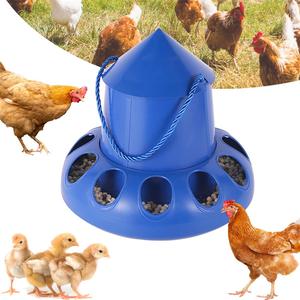 Mangeoire automatique pour pigeons et poulets, seau distributeur de nourriture pour oiseaux, bol à 11 trous pour poulets, pigeons, cailles, poules et perruches - Product Image 1