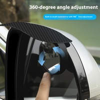2PCS Car View Mirror Cover Mirror Rain Gaurds Eyebrow Rear View Mirror Rain Protector