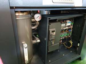 15kw 20hp 10bar 2.1m <span class=keywords><strong>3</strong></span>/min 145psi 74cfm de frecuencia variable de tensión de compresor de aire de tornillo - Product Image 2