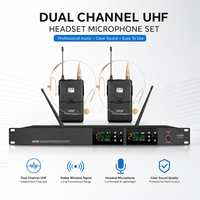 Système de microphone sans fil UHF OEM, options multiples de micros pour la scène, les conférences, l'enseignement et le karaoké
