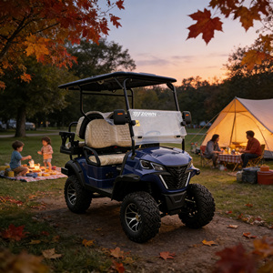 Carrito de Golf Eléctrico Personalizable 2026, 4 Plazas, Batería de Litio de 48V, Altavoz, Luz LED, Buggy de Golf Todoterreno - Product Image 1