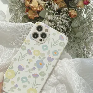 Apple Flower 12 Pro Phone Case iPhone 11 Leather Pattern Protector XSmax Suitable for 12/XL