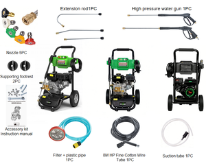 Hidrolavadora a <span class=keywords><strong>Gasolina</strong></span> de 3400 PSI con Rueda de 10 Pulgadas - Product Image 4