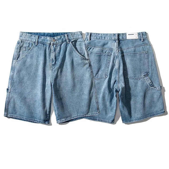 Aeedenim Streetwear Vintage Short Half Pants - Loose & Fashionable