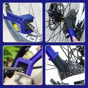<span class=keywords><strong>Desengrasante</strong></span> de <span class=keywords><strong>cadena</strong></span> de cepillo Grunge para bicicleta Kit de cepillo de <span class=keywords><strong>cadena</strong></span> de motocicleta Limpieza de bicicletas - Product Image 4