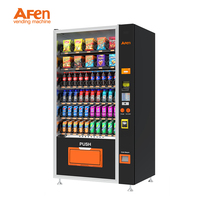 Máquina Expendedora Automática Combinada de Autoservicio Comercial AFEN, Nueva, para Refrigerios y Bebidas, Pantalla de 5 Pulgadas