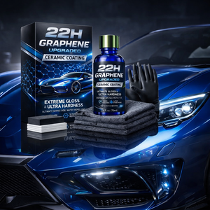Revêtement céramique au graphène GRAPHONEX 22H, brillance extrême et protection hydrophobe supérieure (70 ml), fonction auto-réparatrice - Product Image 2