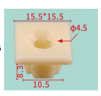 07130 Clips de carrosserie automobile en plastique, attaches et rivets en plastique, clips et fixations automobiles en plastique