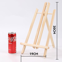 Chevalet trépied en bois de pin, mini support de table pour l'affichage de photos et de peintures, design moderne, utilisation sur petit bureau
