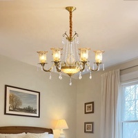 Lustre en Cuivre de Luxe pour Salon, Chambre à Coucher, Salle à Manger, Lampe Suspendue en Laiton pour Hôtel, Maison, Restaurant, Bar, Hall d'Entrée - Vente en Gros