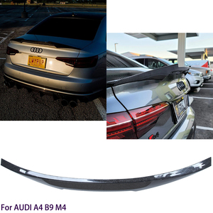 For B9 B9.5 Sedan M4 Style Honeycomb Carbon Fiber <b>Rear</b> <b>Spoiler</b> Trunk Wing 2016-2023 - Product Image 2