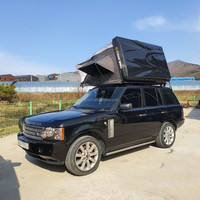 Tente de toit à coque dure légère voiture prix d'usine accessoires de camping en aluminium installation facile tente de toit voiture