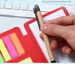 Xj446 Wholesale <b>Notepad</b> Stick Note Advertising Creativity With Pen Logo Print Memo Pad Notice Eco Friendly Notebooks - Product Image 4
