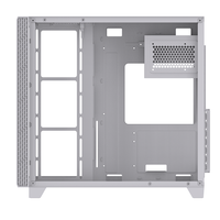 LOVINGCOOL Nuevo Gabinete de PC de Torre Completa ATX MATX Mini ITX, Gabinete de Computadora de Escritorio para Juegos, Chasis de PC de Vidrio Templado para Jugadores