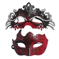 Masque de carnaval vénitien classique YP pour femme, sexy, en dentelle, pour Halloween, fête costumée, bal, noir, flexible