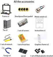 Support en alliage d'aluminium Egowz pour PC, montage en rack pour ordinateurs de bureau, compatible avec les cartes mères ITX/ATX/MATX/EATX