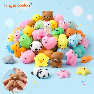 Giocattoli Antistress a Forma di Animali Cartoon, <span class=keywords><strong>Squishy</strong></span> Morbidi per Regali di Festa, Giocattoli per Bambini per Alleviare Stress e Ansia - Product Image 1