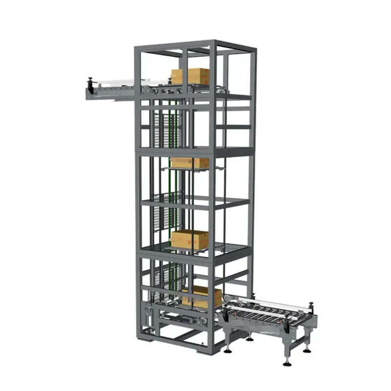 Kontinuierliches vertikales Förderband Aufzug Rack Material Aufzug Lifter Paneelsteuerung für Fracht Mechanik Elektrumodul automatisch