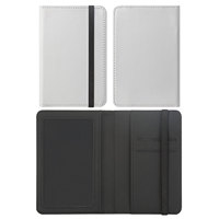Portefeuille de voyage personnalisable en cuir PU, écologique, fait main, à sublimation vierge, pour transfert thermique promotionnel