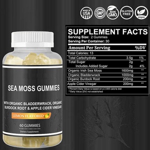 Campioncino Gratuito: Capsule di Muschio Marino Misto Irlandese per Adulti Nutra <span class=keywords><strong>Remedies</strong></span> - Vitamine 100% Naturali in Softgel - Product Image 4