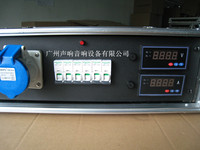 Boîtier de distribution d'alimentation de scène électrique à entrée monophasée 32a Power Distro Rack Mount
