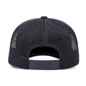 Gorra de béisbol trucker de cinco paneles con malla encerada, gorra trucker común de poliéster para hombre y mujer, gorras de malla con estampado de espuma para promoción - Product Image 3