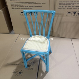 Chaises pour enfants en rotin faites à la main de qualité supérieure pour les fêtes, design personnalisé, mobilier pour événements pour enfants, fournisseur en gros - Product Image 1
