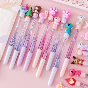 Stylo créatif pour fille, forme d'animal amusante, dessin animé mignon, plastique coloré, stylo neutre pour étudiant, retour à l'école, vente en gros, fête, <span class=keywords><strong>photo</strong></span> - Product Image 4