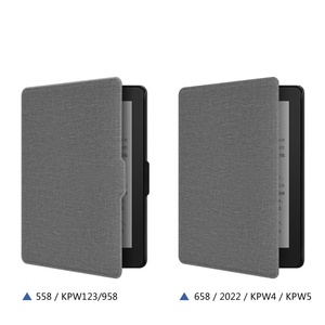 Étui de protection en nylon et PC anti-chute pour Kindle Paperwhite 6543, motif lin, édition jeunesse <span class=keywords><strong>2022</strong></span>, 658 - Product Image 2