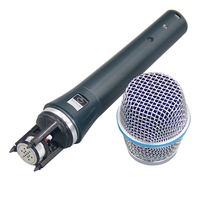 Microphone à condensateur filaire Beta 87A supercardioïde, réduction de bruit, microfono Beta 87A pour l'enregistrement musical et en studio