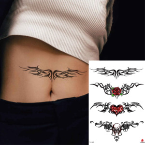 <span class=keywords><strong>รอย</strong></span><span class=keywords><strong>สัก</strong></span>ชั่วคราวลายกระดาษสีขาวสวยงามสำหรับผู้หญิง ชุดรอย<span class=keywords><strong>สัก</strong></span>เซ็กซี่ ลายดอกไม้ <span class=keywords><strong>ผีเสื้อ</strong></span> 3 มิติ สมจริง สำหรับติดหน้าอก หน้าท้อง แฟชั่น - Product Image 1