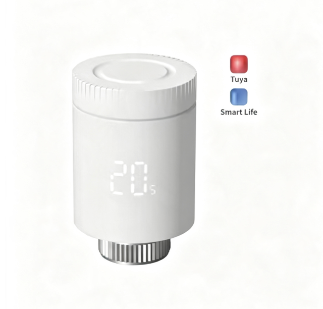 Smart Wifi Thermostat Radiator Valve Mobile App Remote Control LED Digital Display Temperature Adjustment ZigBee Hub Required