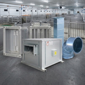 Conduit rectangulaire pré-<span class=keywords><strong>isolé</strong></span> en acier inoxydable pour l'extraction des graisses et l'alimentation en air des cuisines commerciales et des hôpitaux - Product Image 1