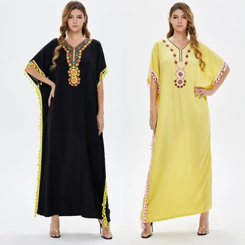 Heißer Verkauf Muslimischen Arabischen Saudi Damen Robe Lange Rock Islamischen Kleid Hohe Qualität Frauen Muslimischen Kleid