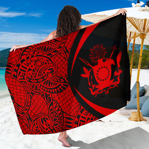 Tahití Sarong Toallas de playa de verano Tortuga Polinesia Plumeria Azul Impresión 3D Sarongs Traje de baño Playa Pareo Traje de baño Envoltura Cubrir - Product Image 5