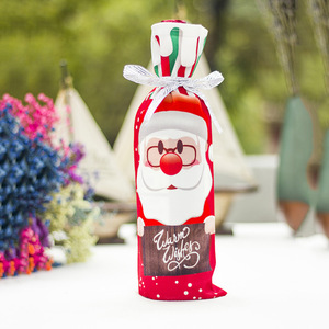 Decoración Navideña para el Hogar, Funda para Botella de Vino, Porta Champán, Adornos Navideños para Mesa - Product Image 3
