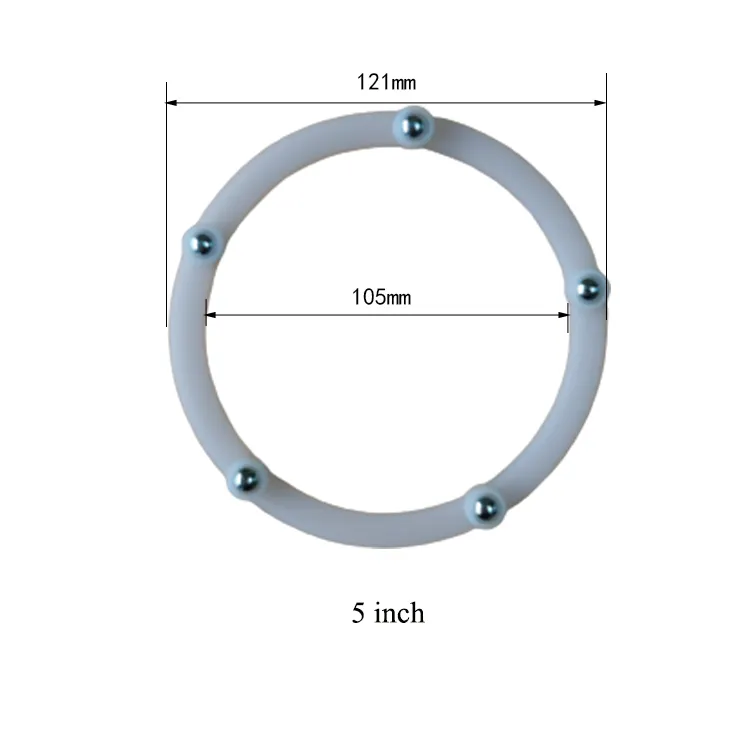 3 "4" 5 "6" 7 "8" 75mm 100mm 120mm 150mm 160mm plastica lazy susan giradischi cuscinetto anelli girevoli