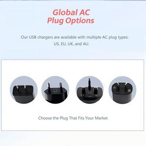 อะแดปเตอร์แปลงไฟแบบพกพา USB 5W AC เป็น DC  5V 1A ชาร์จเร็ว  สำหรับโทรศัพท์มือถือ  ช่องเสียบ USB-A และ Type-C - Product Image 5