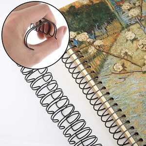 <span class=keywords><strong>3</strong></span>:1 و <span class=keywords><strong>2</strong></span>:1 A4 حجم الجملة المعادن التجليد مزدوجة سلك حلقي يا ل A4 A5 دفتر - Product Image 5